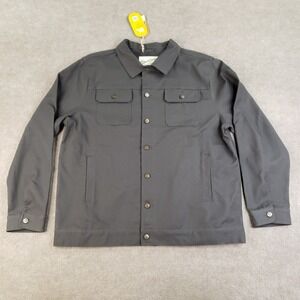 Duck Camp Brush Jacket Mens 2XL XXL Gray Relaxed Fit Outdoor Hunting Pockets BS2